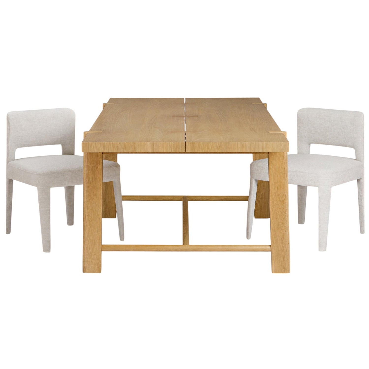 Co. House Designs Kaja Oak Light Natural Dining Table