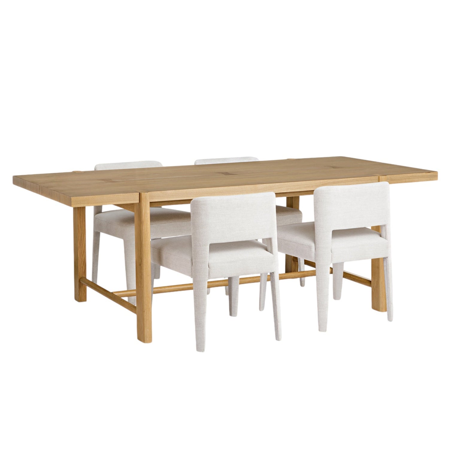 Co. House Designs Kaja Oak Light Natural Dining Table