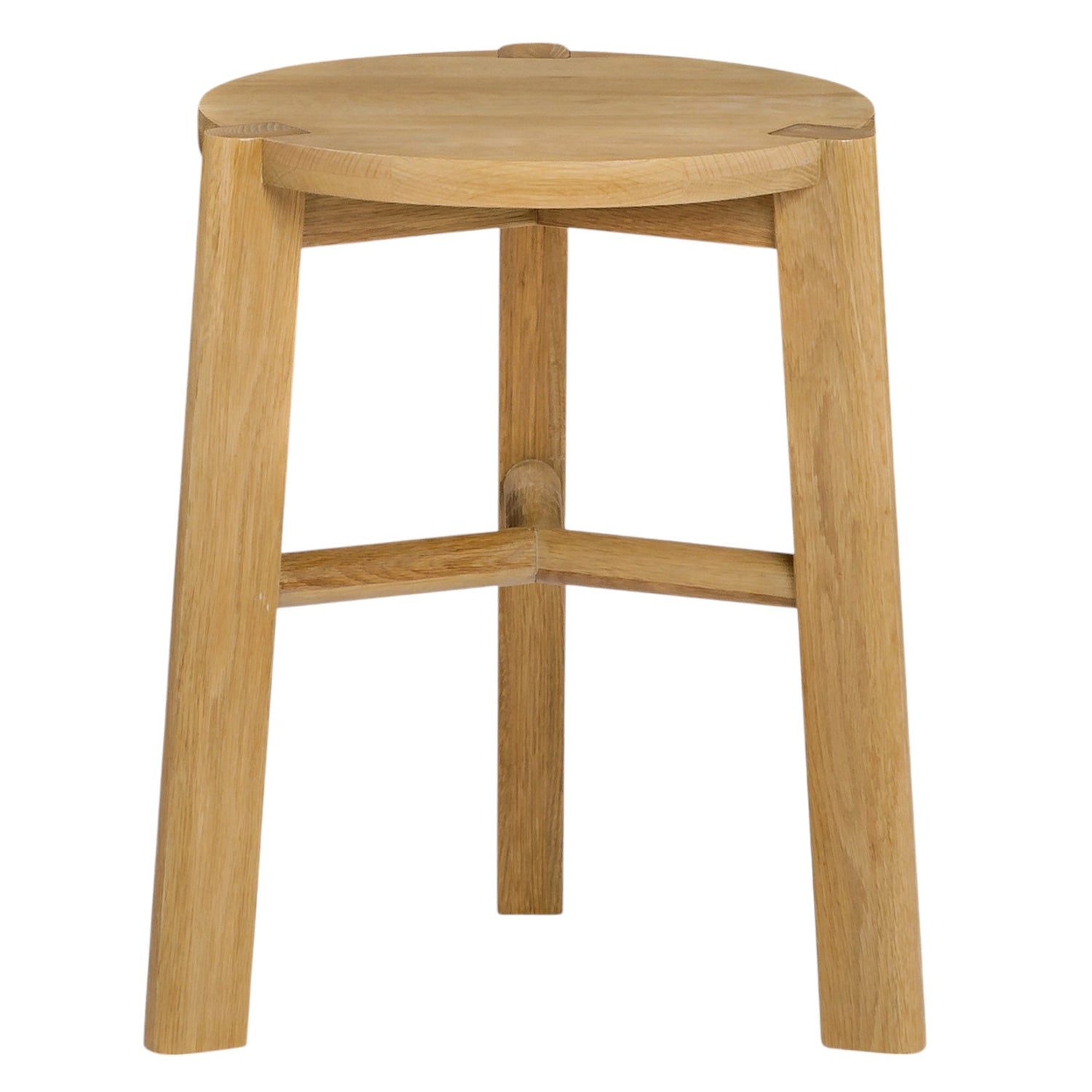Co. House Designs Kaja Oak Light Natural Side Table