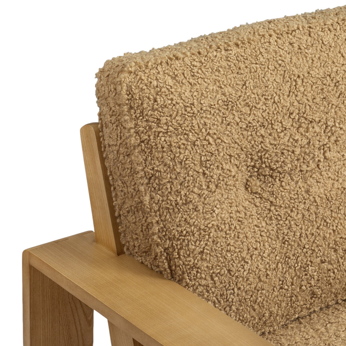 Close-up detail of the Co. House Designs Stretton Latte Lounge Chair (view 2)