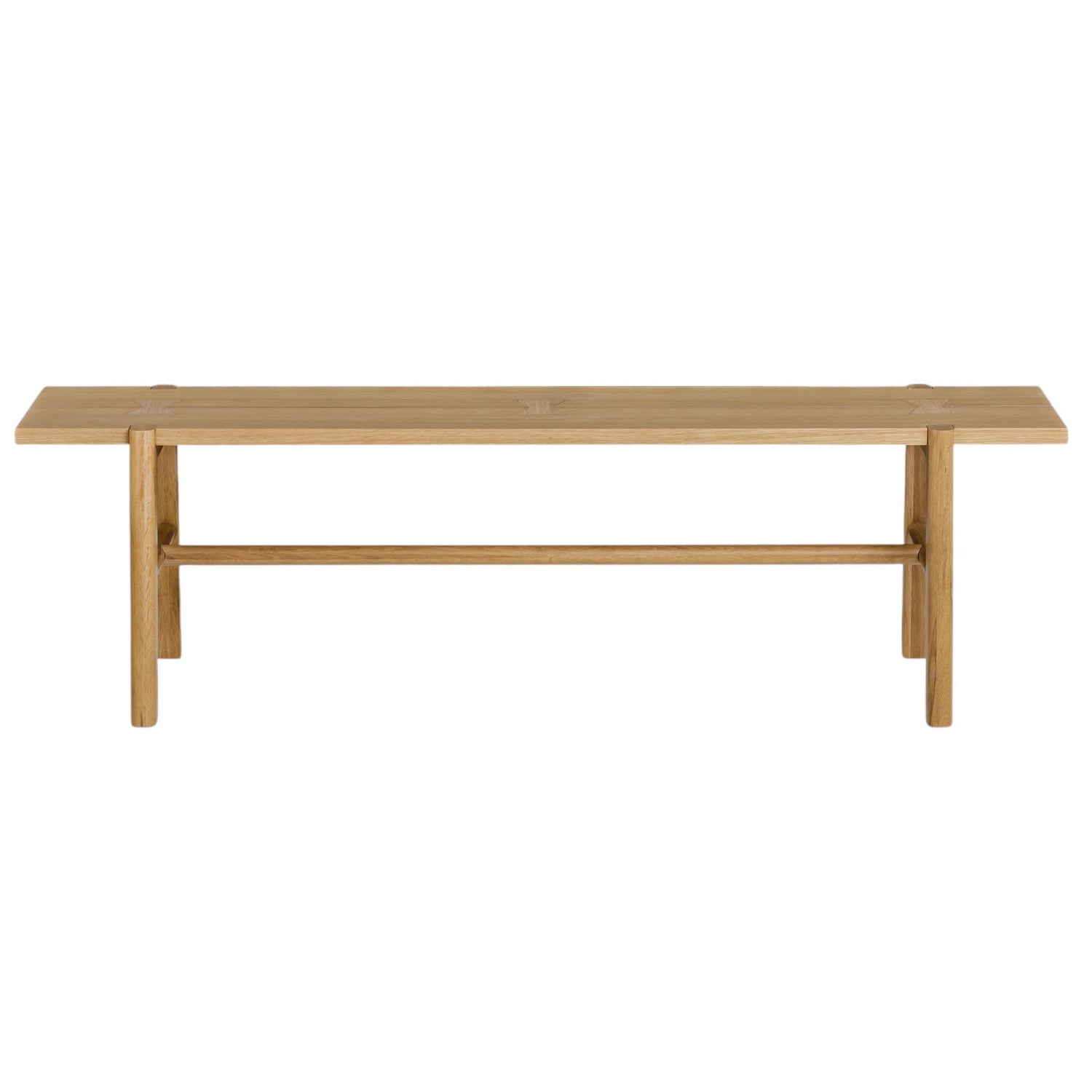 Co. House Designs Kaja Oak Light Natural Dining Bench