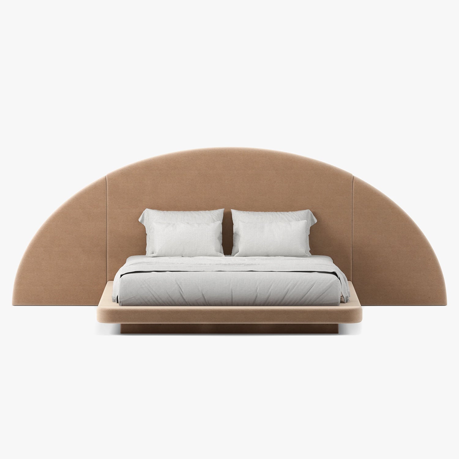 Button Atelier x Co. House Designs Hendrix Acorn Half Moon Bed