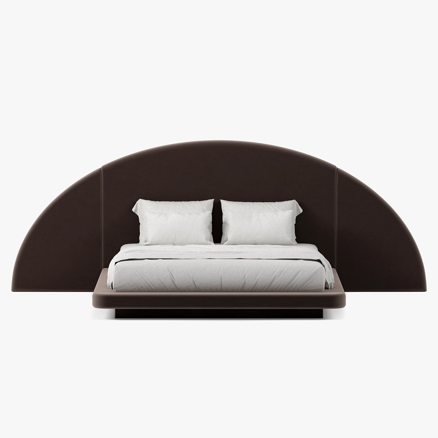 Button Atelier x Co. House Designs Hendrix Godiva Half Moon Bed
