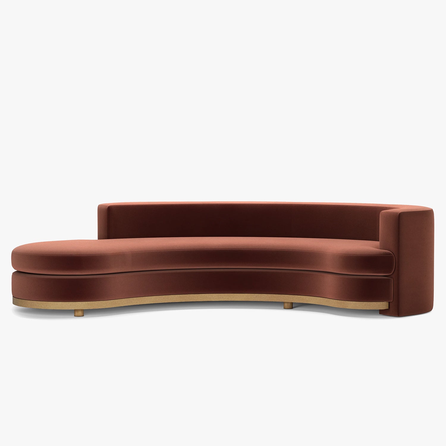 Button Atelier x Co. House Designs Jenson Cabernet Chaise