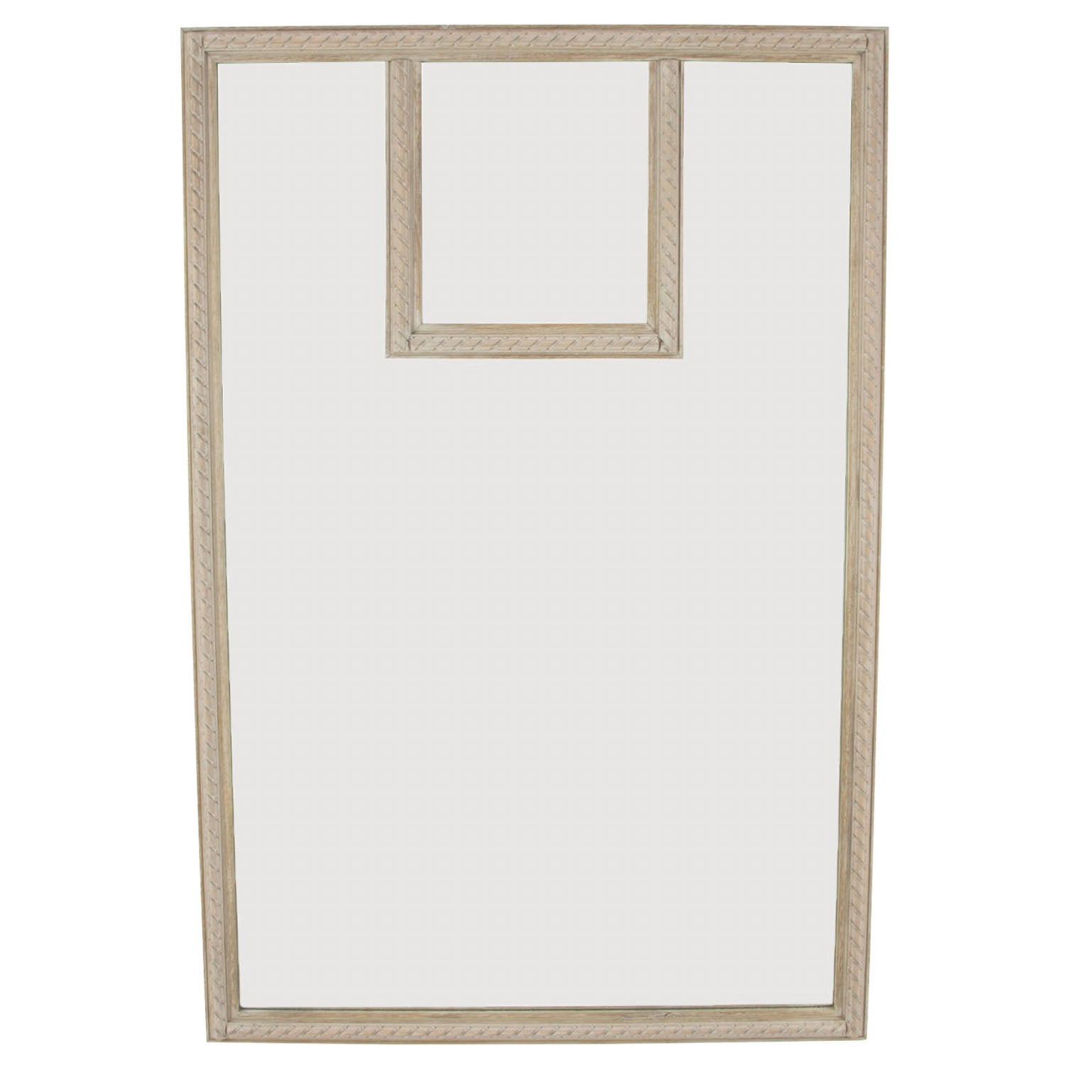 Natural Oak Accent Wall Mirror