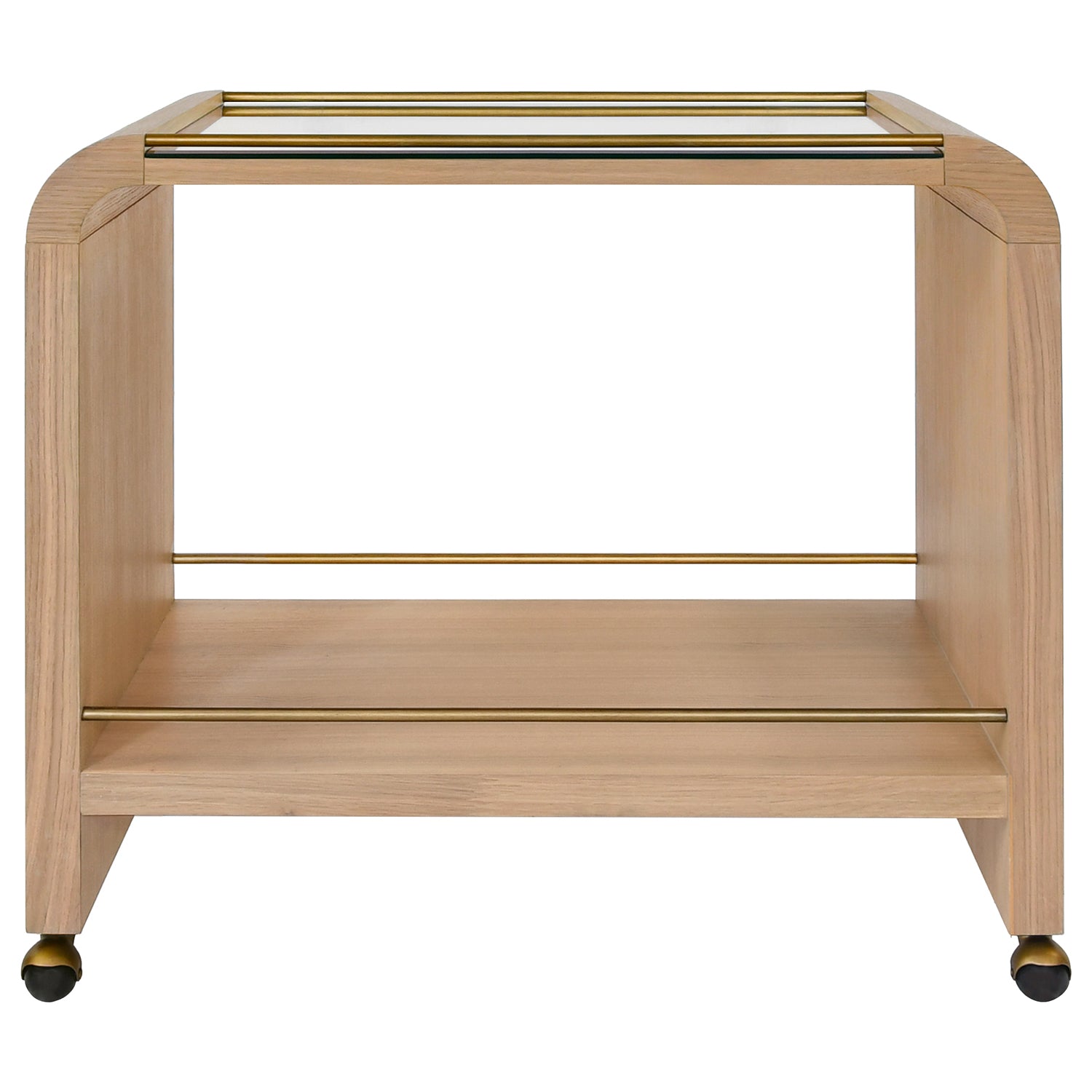 Worlds Away Myer Bar Cart