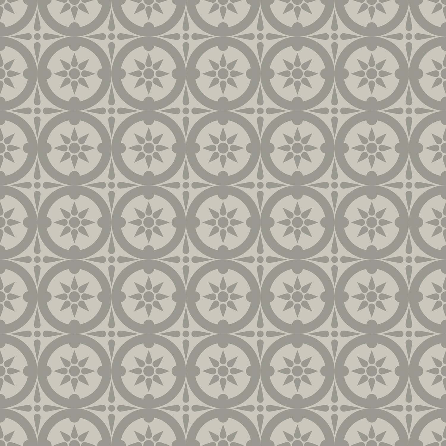 Mitchell Black Medallion Wallpaper