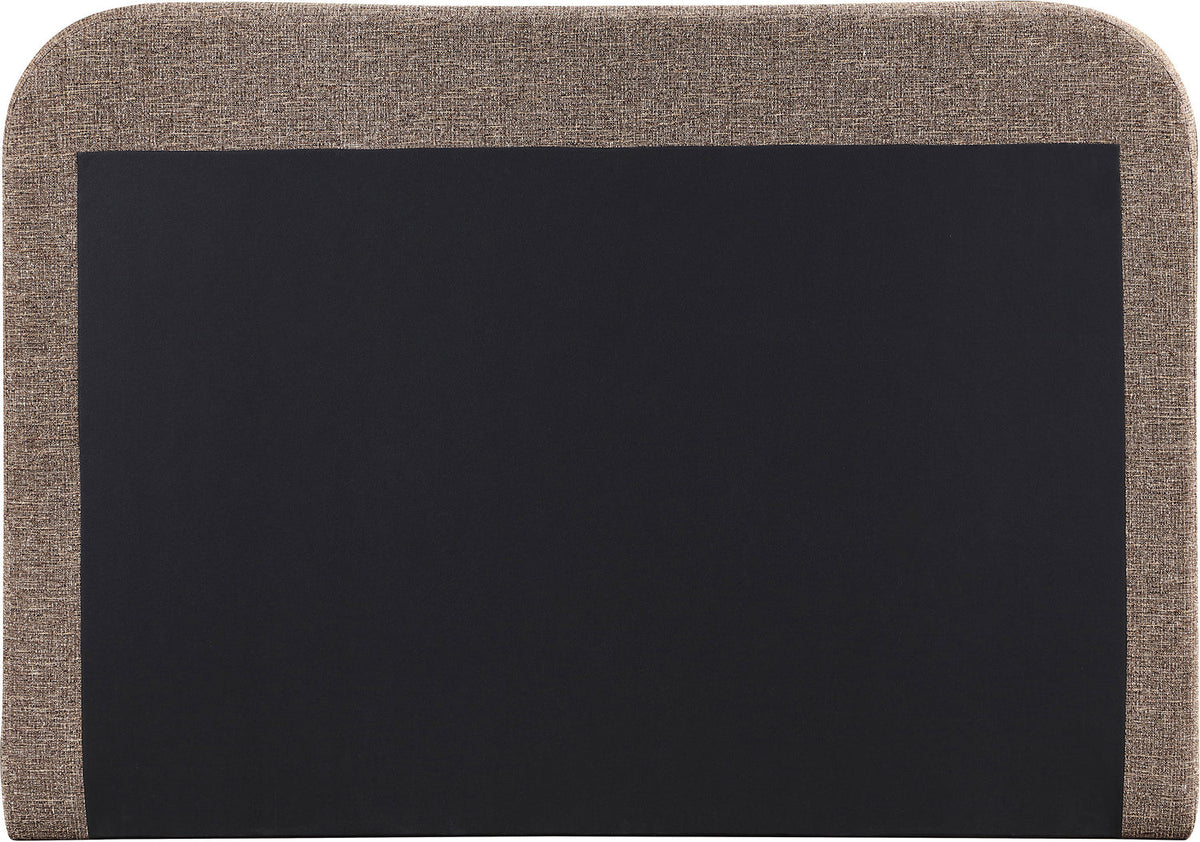 Morino Browninterwoven Fabric Upholstered Bed