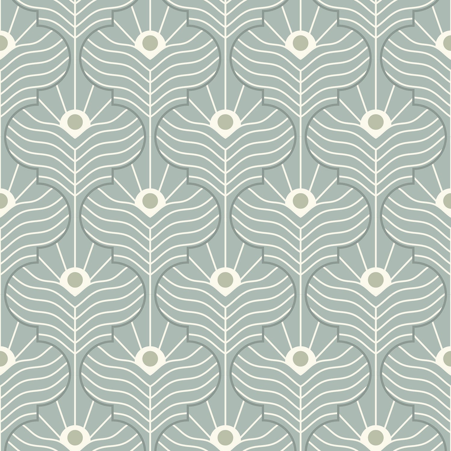 Mitchell Black Moroccan Peacock Wallpaper