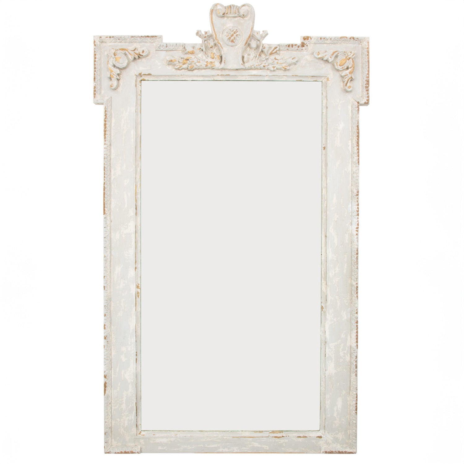 Distressed Trumeau Wall Mirror