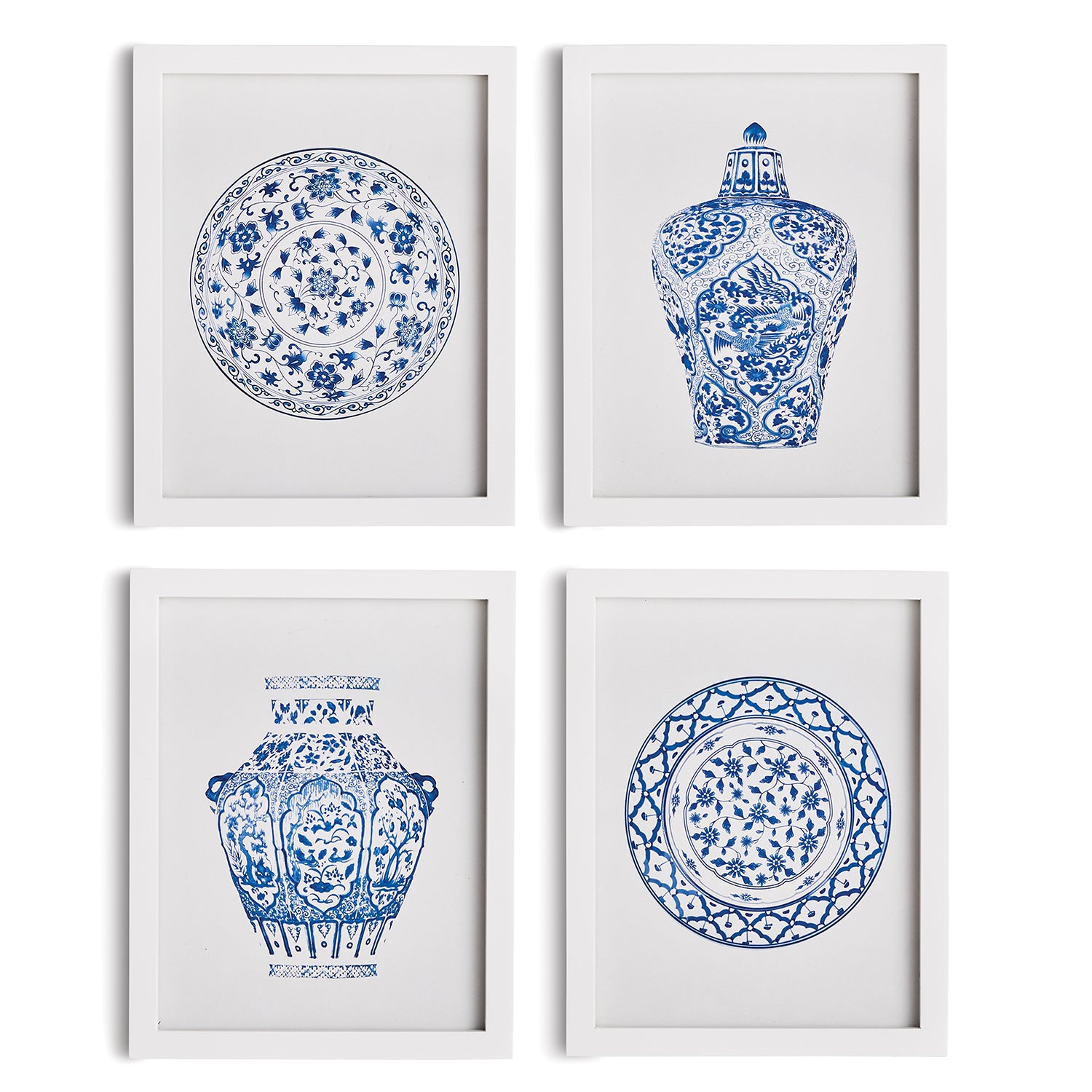 Dynasty Petite Print Wall Art Set of 4