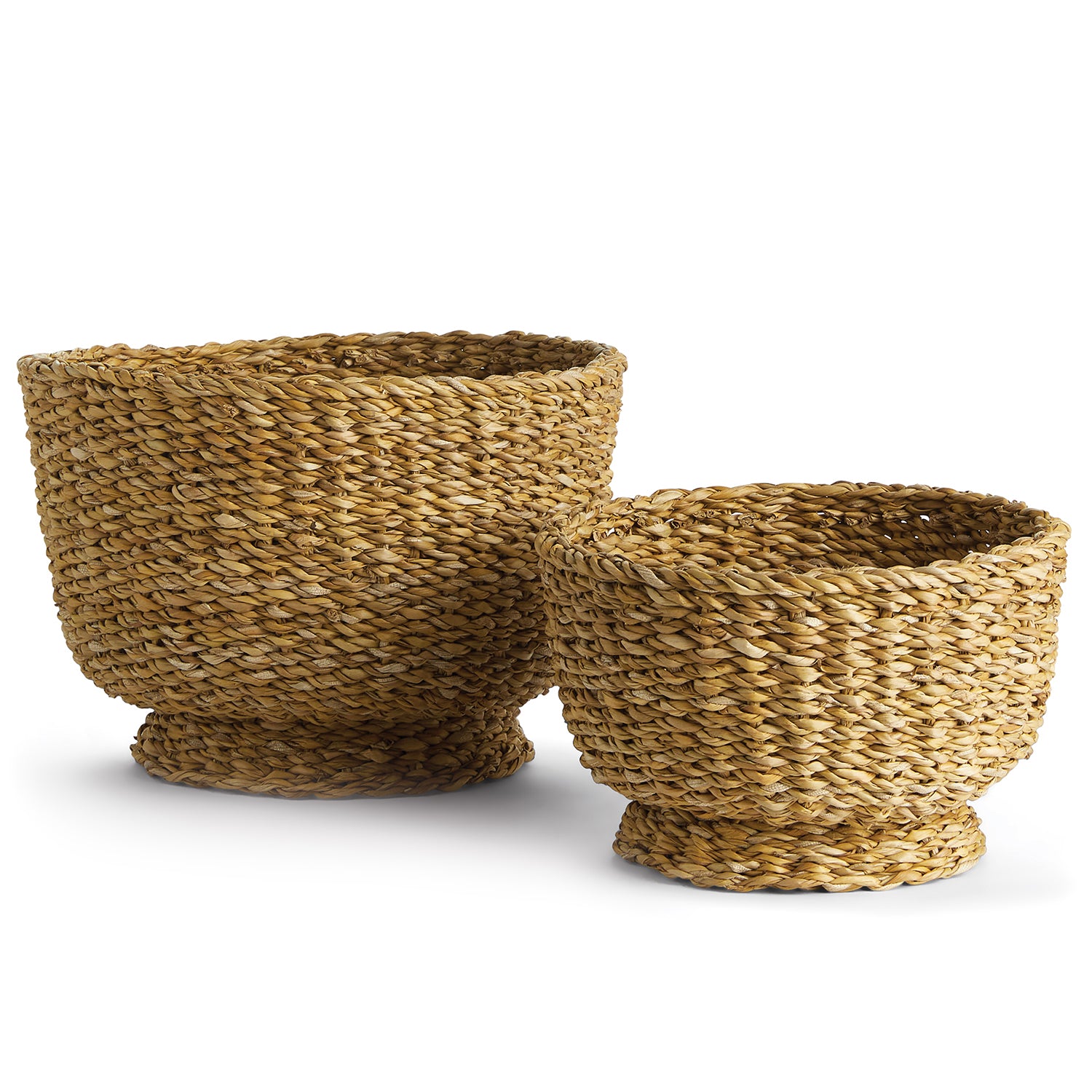 Seagrass Decorative Footed Bowl Set of 2