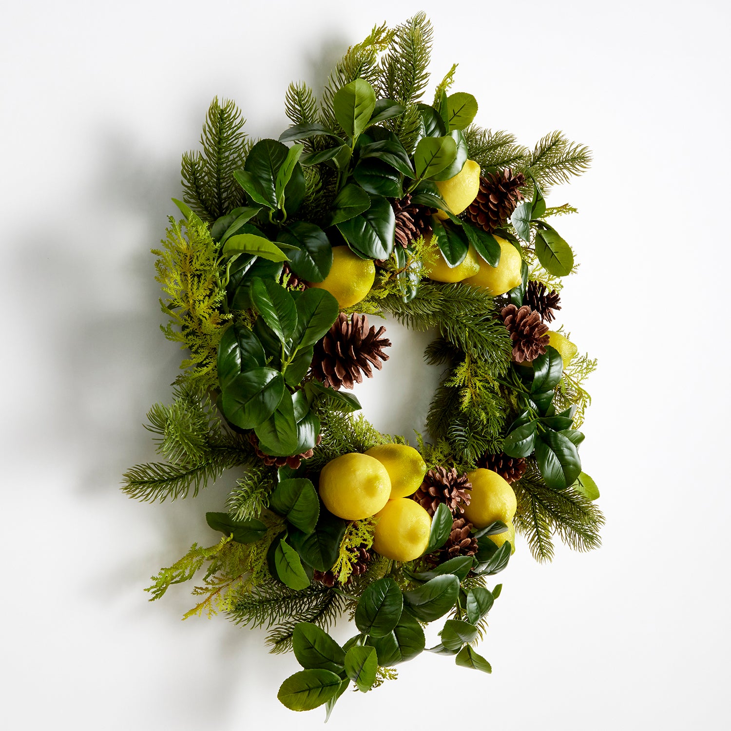 Lemon & Mixed Botanicals 26in Wreath