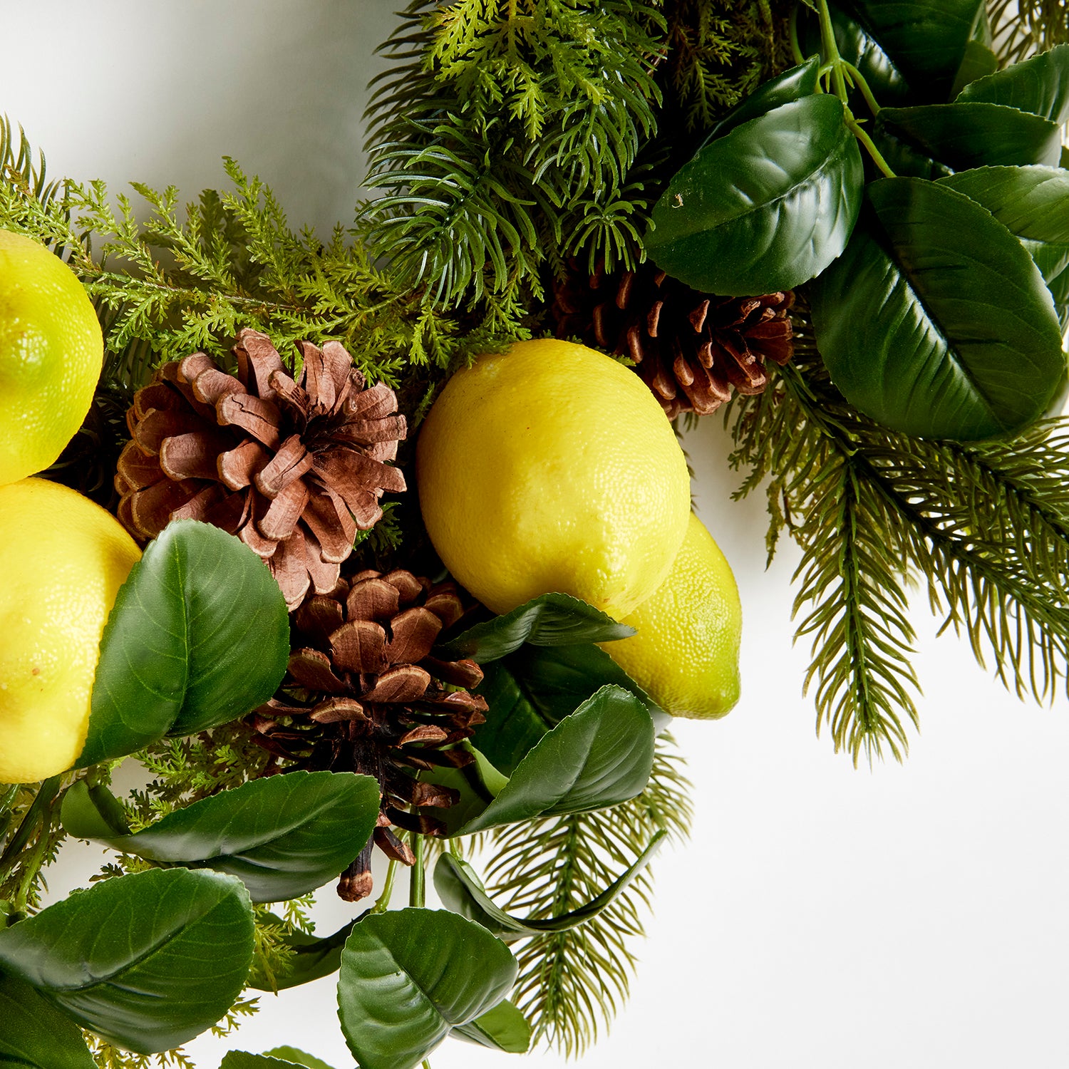 Lemon & Mixed Botanicals 26in Wreath