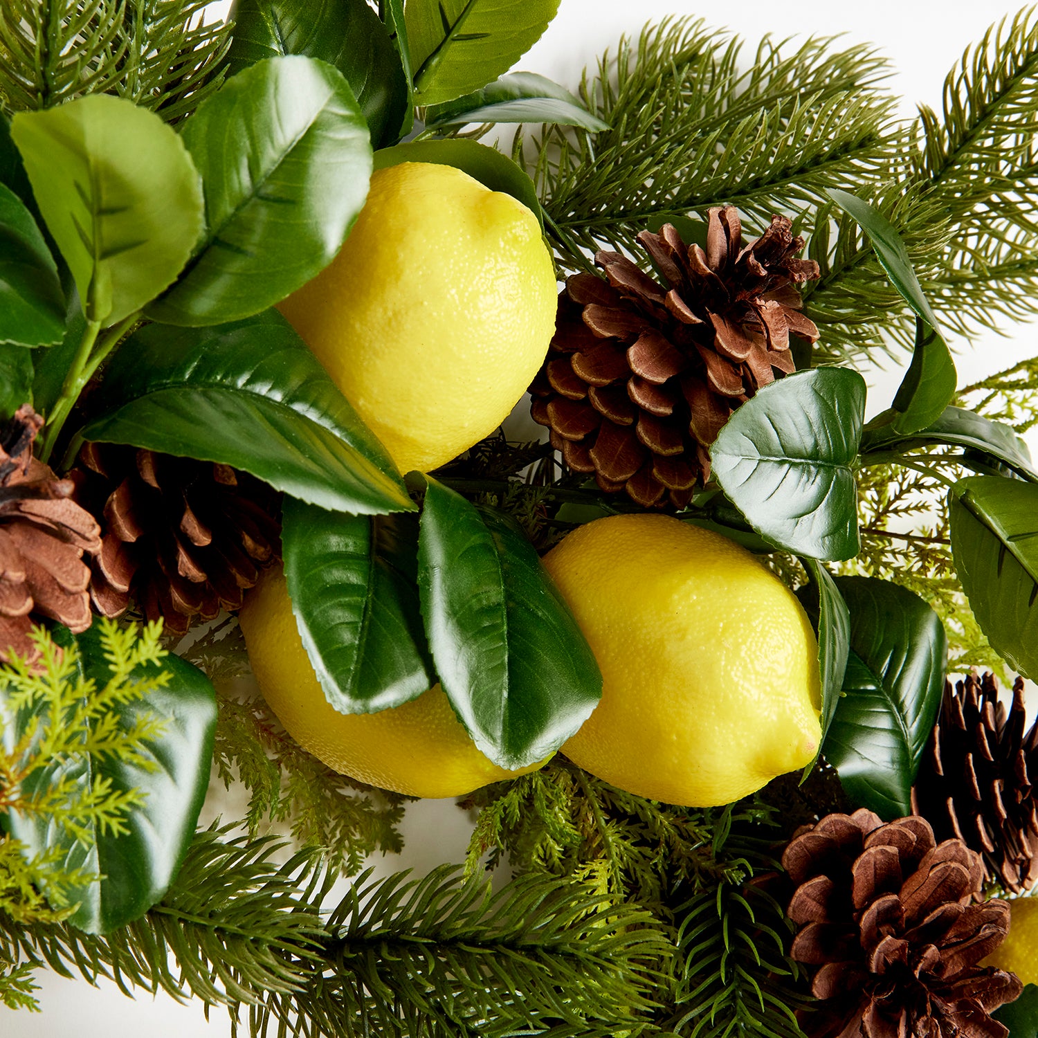 Lemon & Mixed Botanicals 26in Wreath