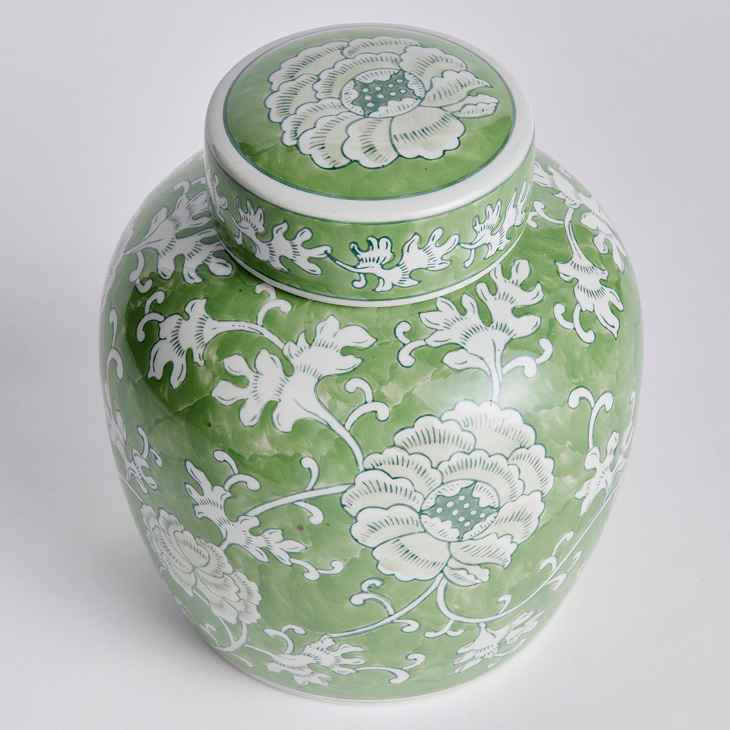 Imperial Lotus Lidded Jar