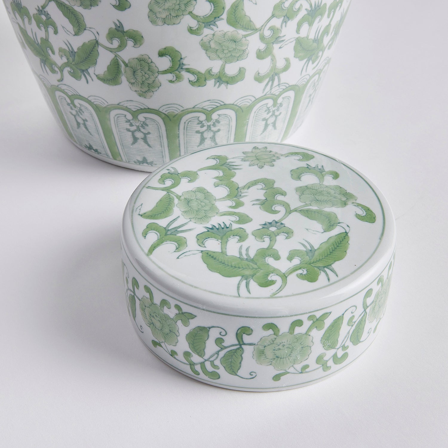 Imperial Blossom Lidded Jar