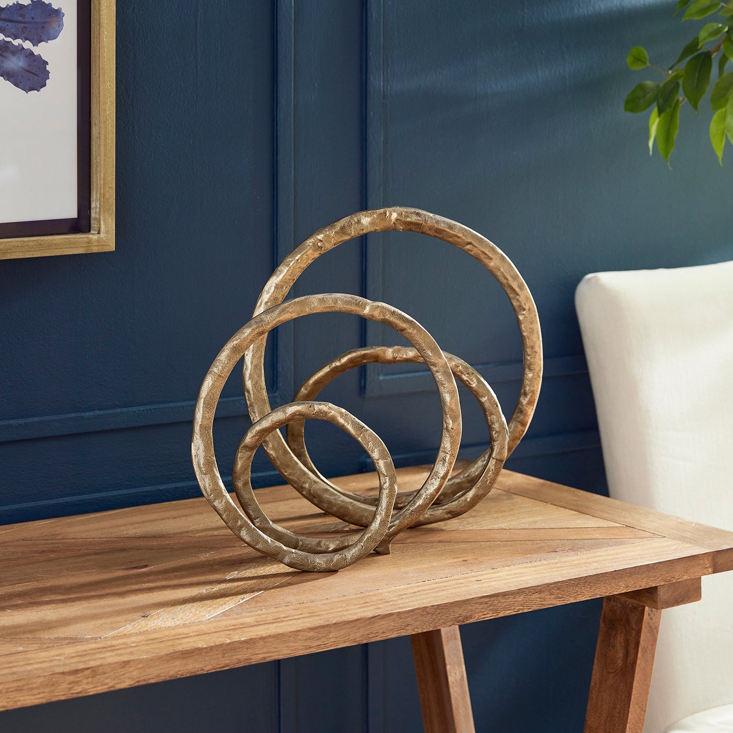 Eldon Gold Sculpture Set of 2