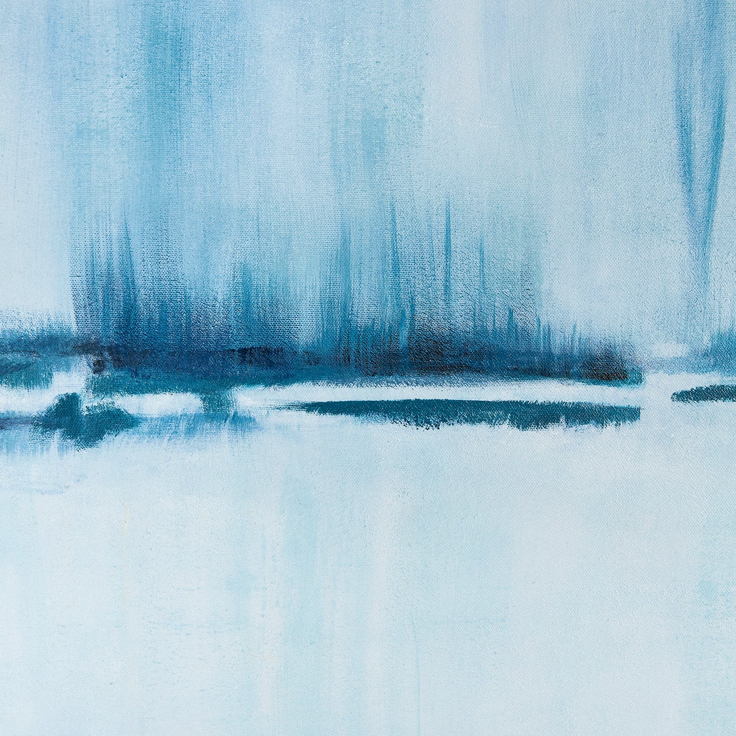 Cobalt Haze Canvas Wall Art