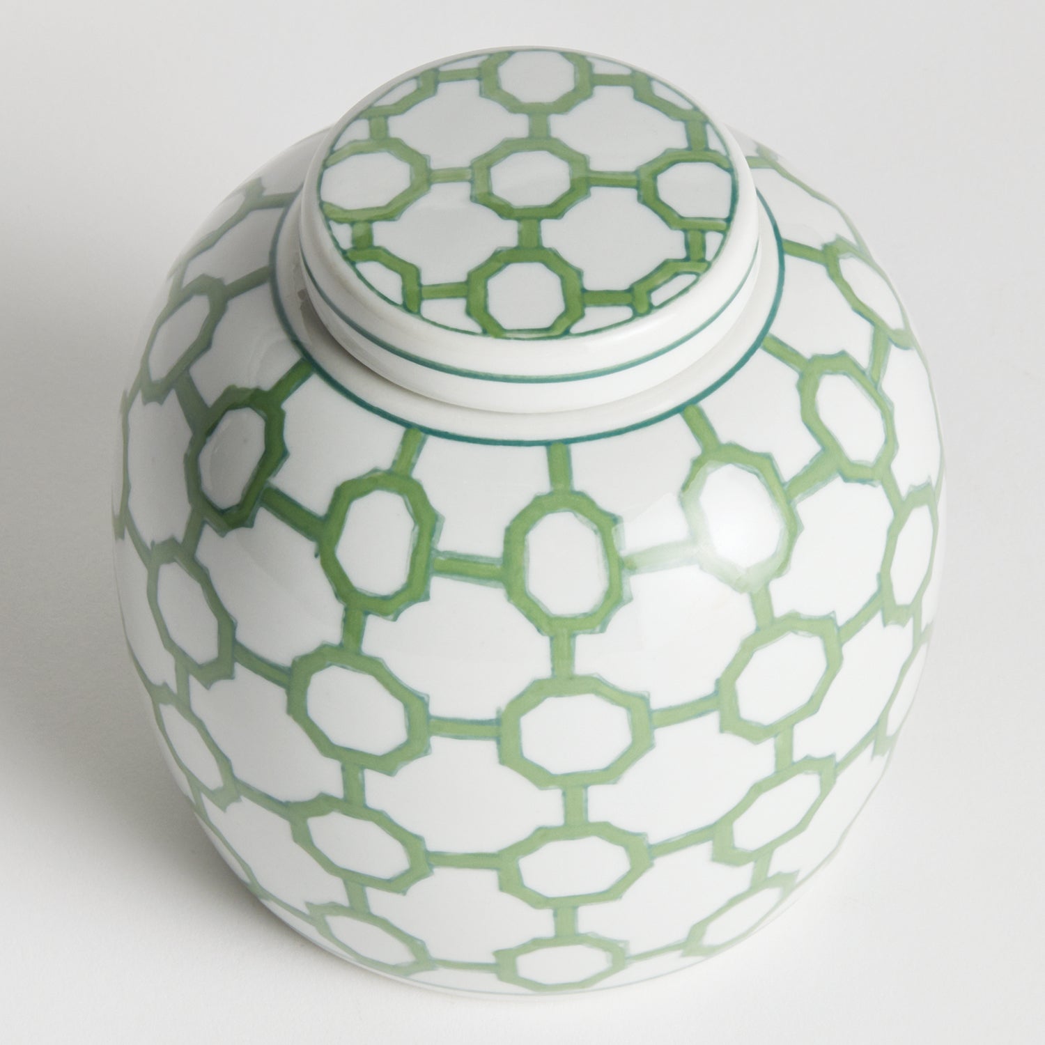 Imperial Link Lidded Jar