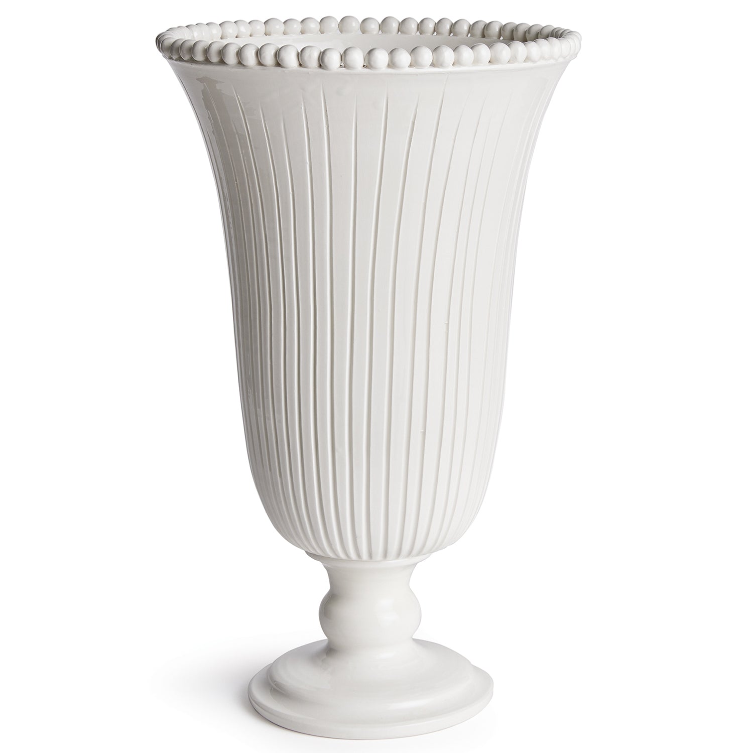Perla White Vase