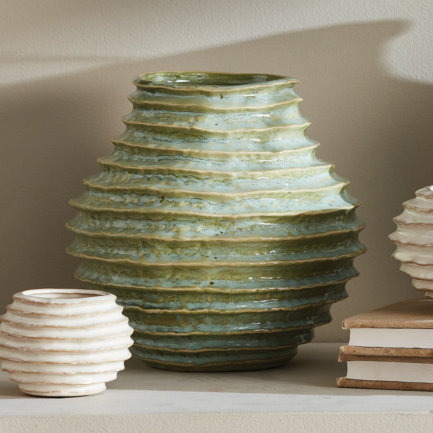 Avani Green Vase