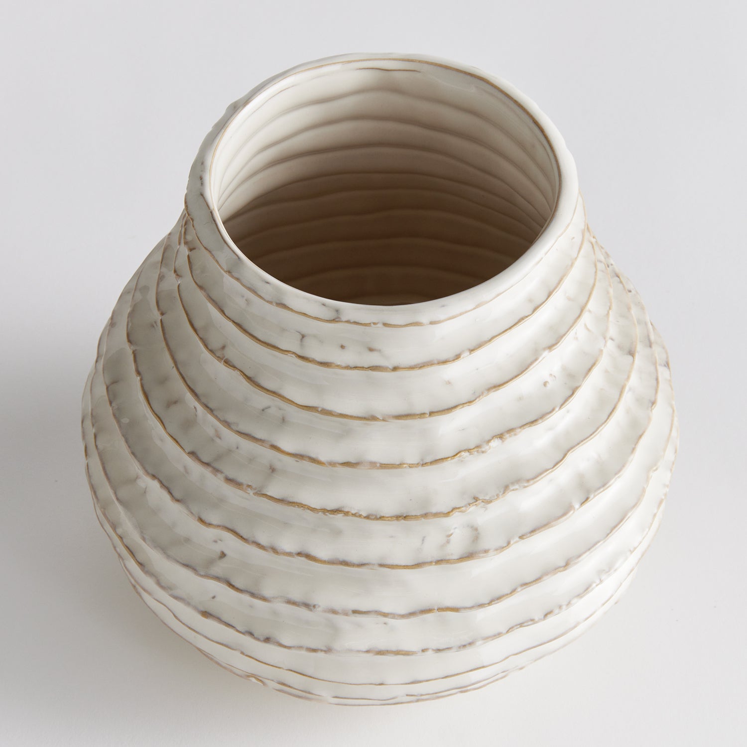 Avani White Vase