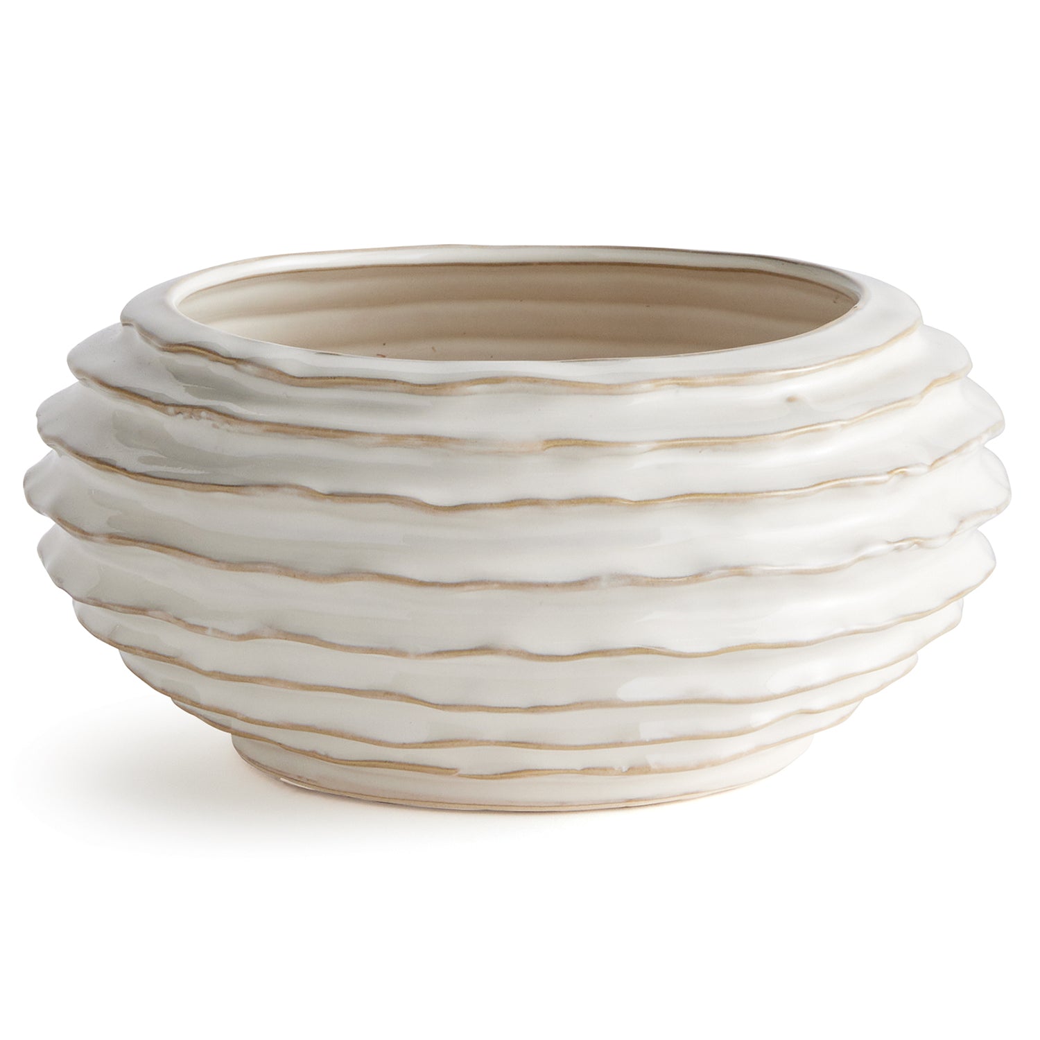 Avani White Decorative Bowl