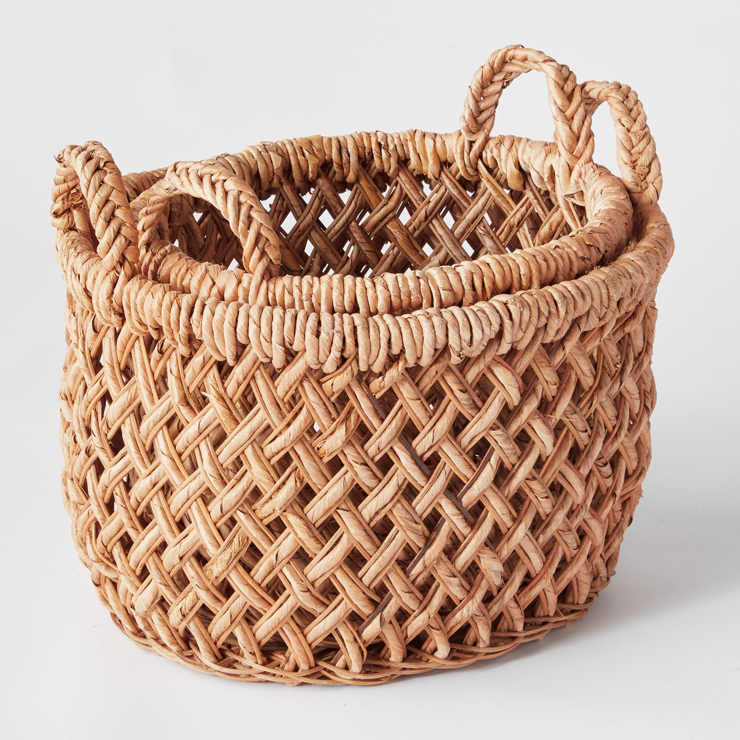 Emlyn Rattan Handle Basket Set of 2