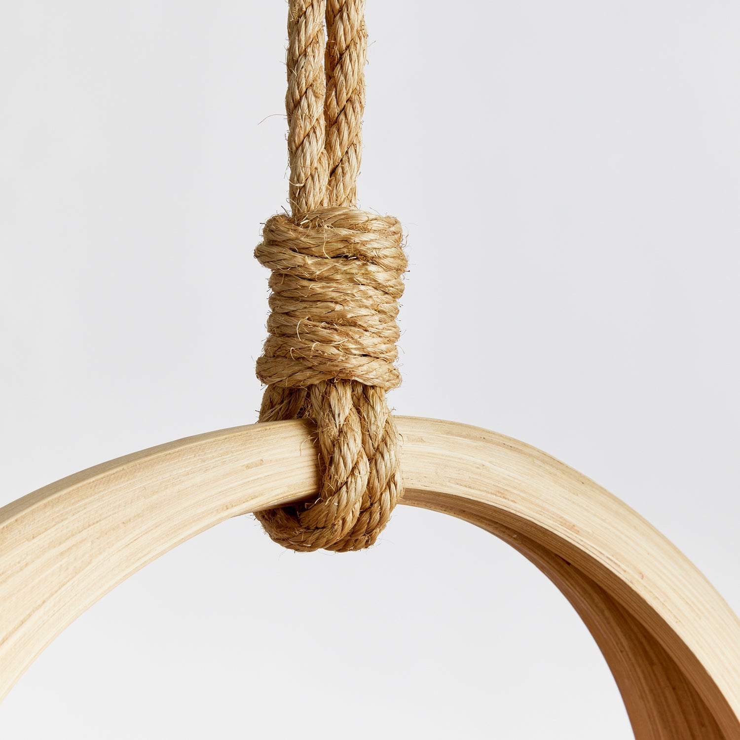 Jayla Bamboo Hanging Basket Set of 2