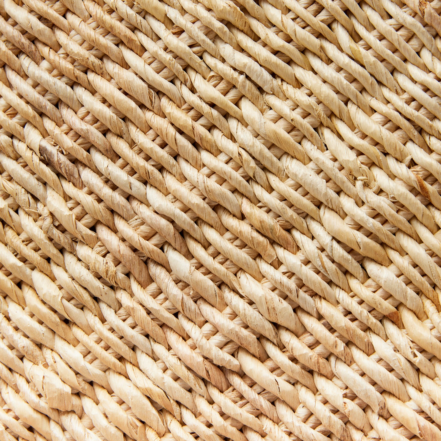 Abaca French Braided Square Tray Set of 2