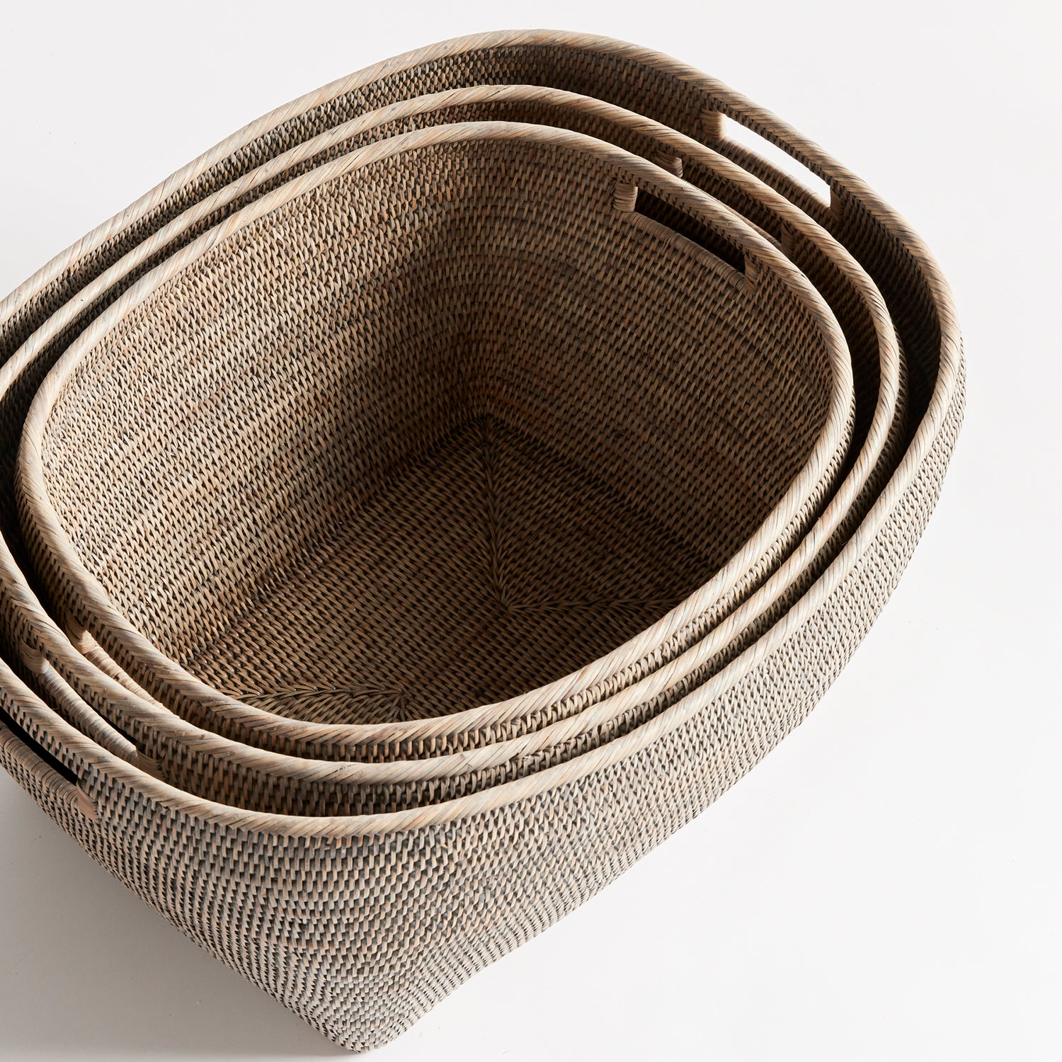 Burma Rattan Family Basket Set of 3