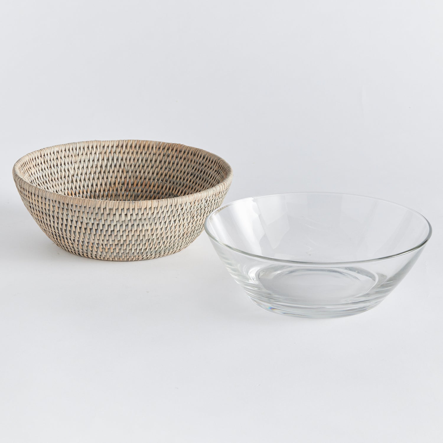 Burma Rattan Serving Bowl
