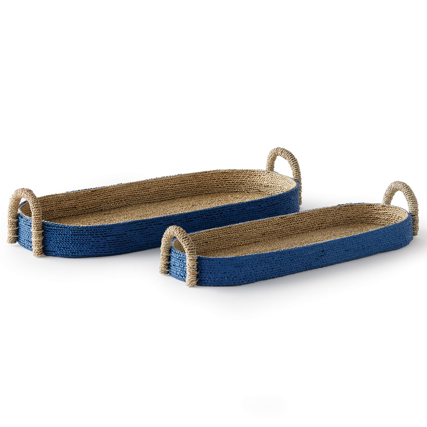 Tiana Seagrass Long Oval Basket Set of 2