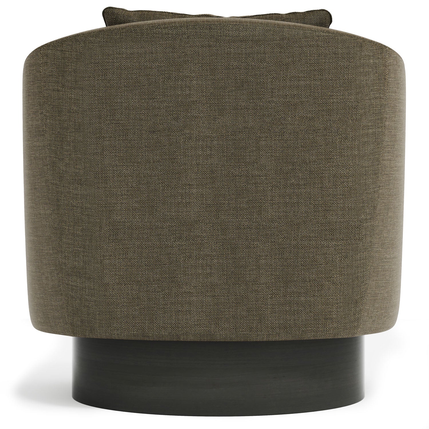 Bernhardt Camino Dusk Swivel Chair styled in a room setting
