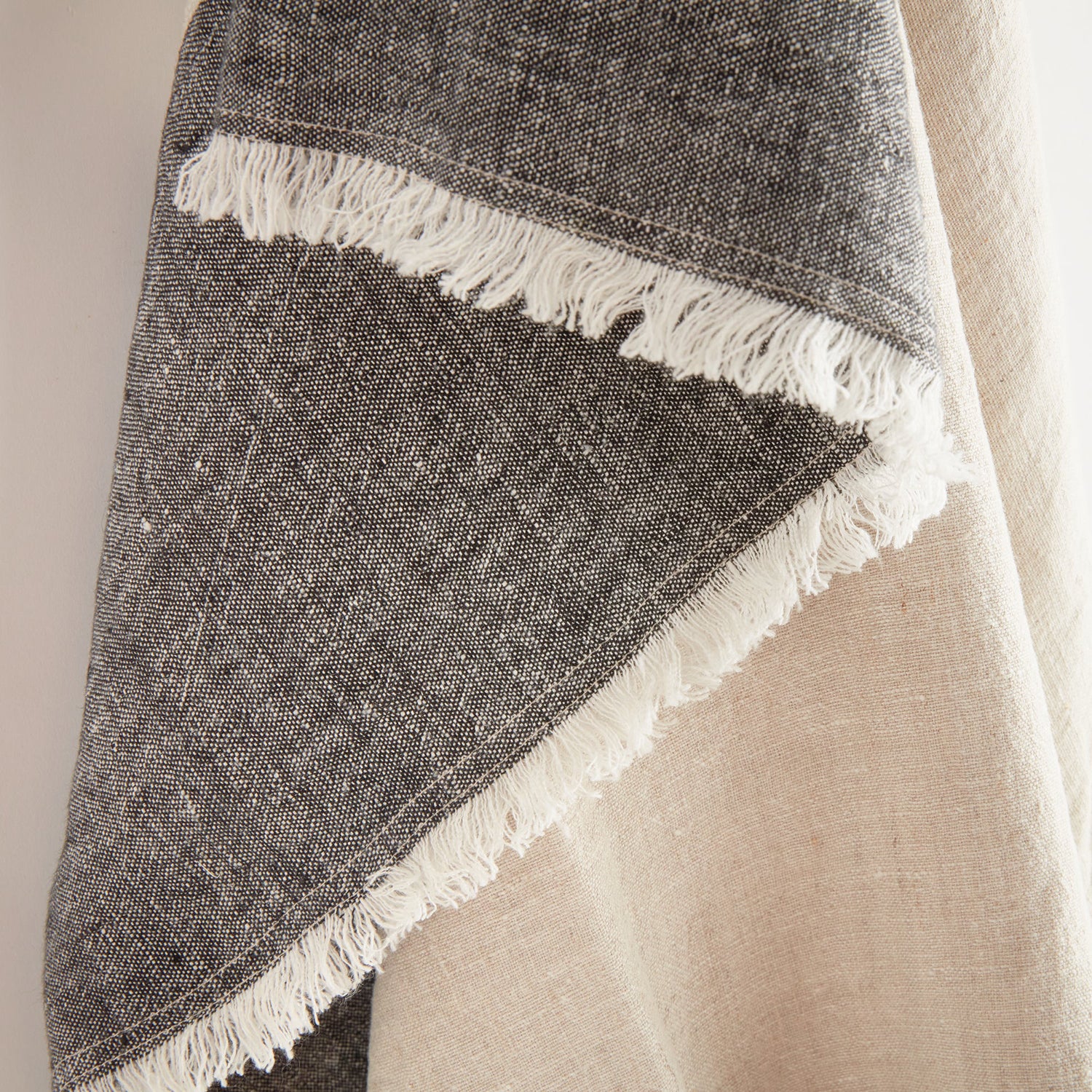 Anika European Linen Throw Blanket