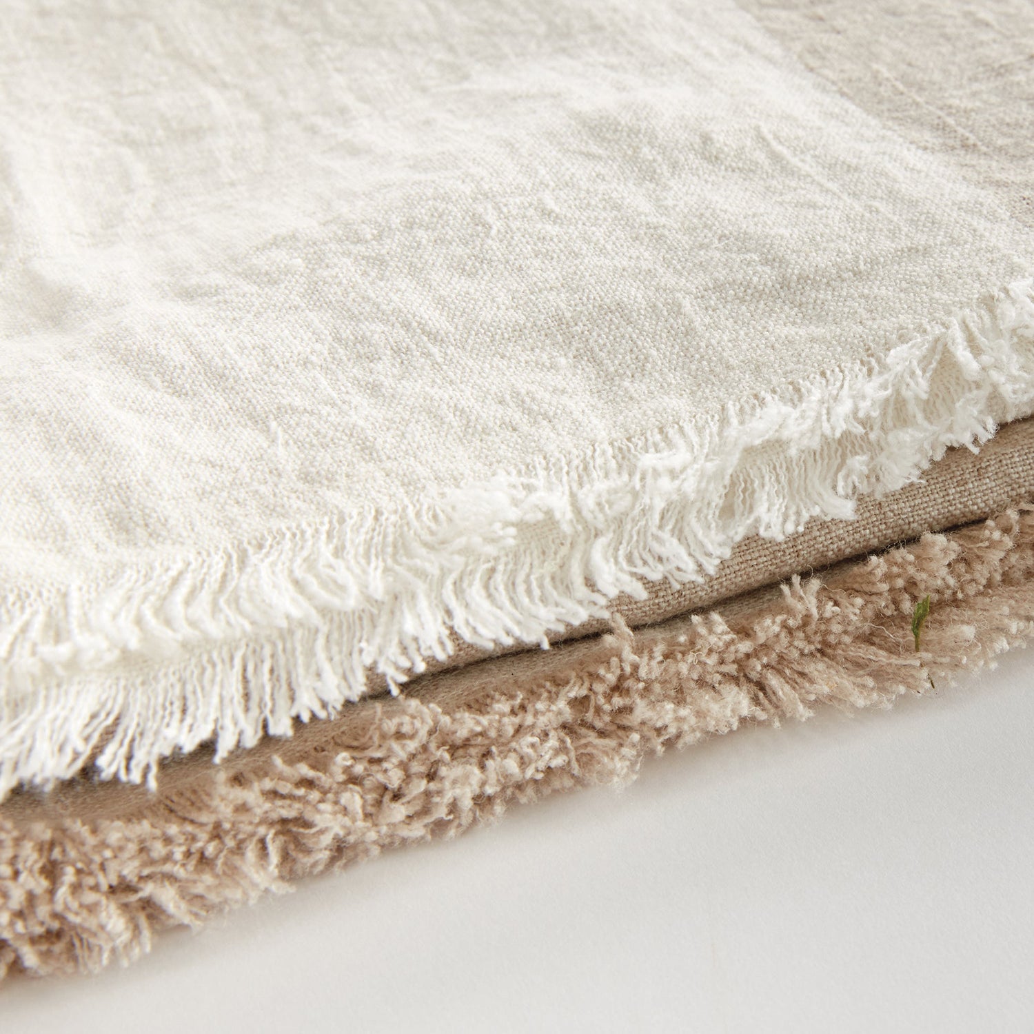 Anika European Linen Throw Blanket