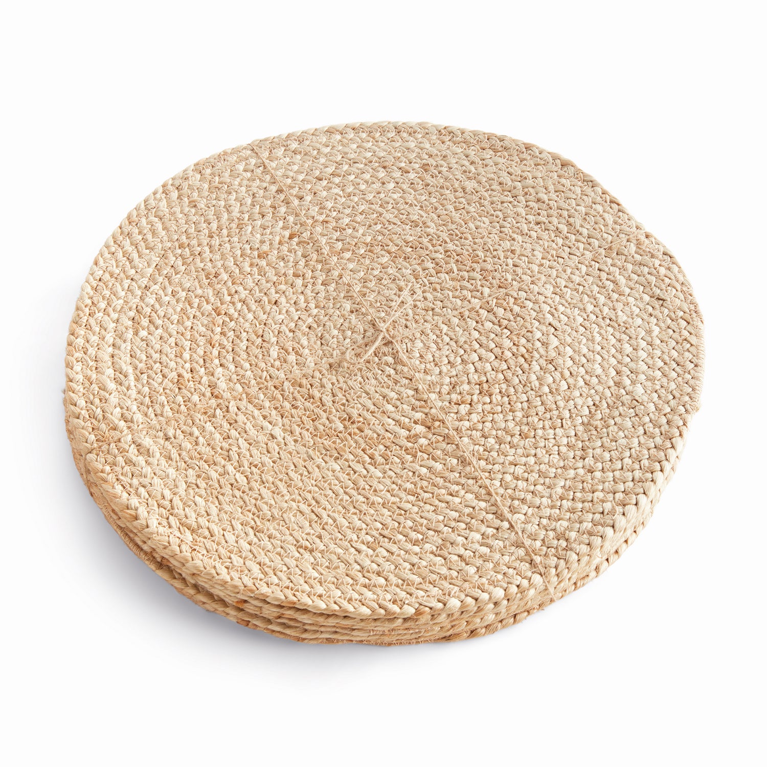 Jute Coil Round Placement Set of 8