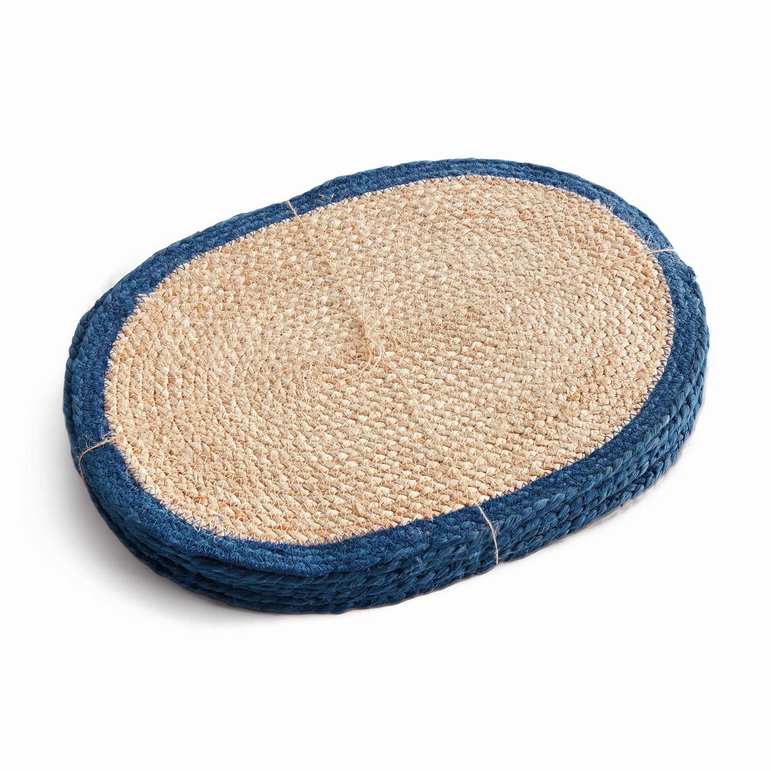 Jute Coil Oval Placement Set of 8