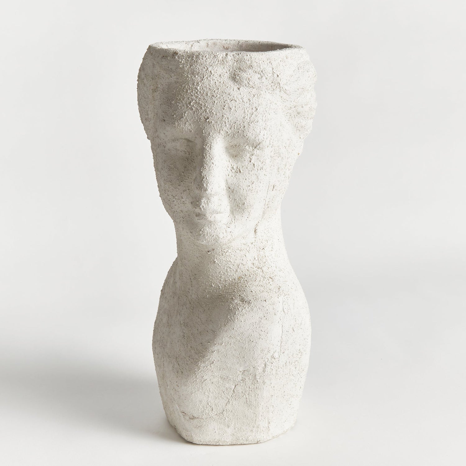 Weathered Garden Female Bust Planter