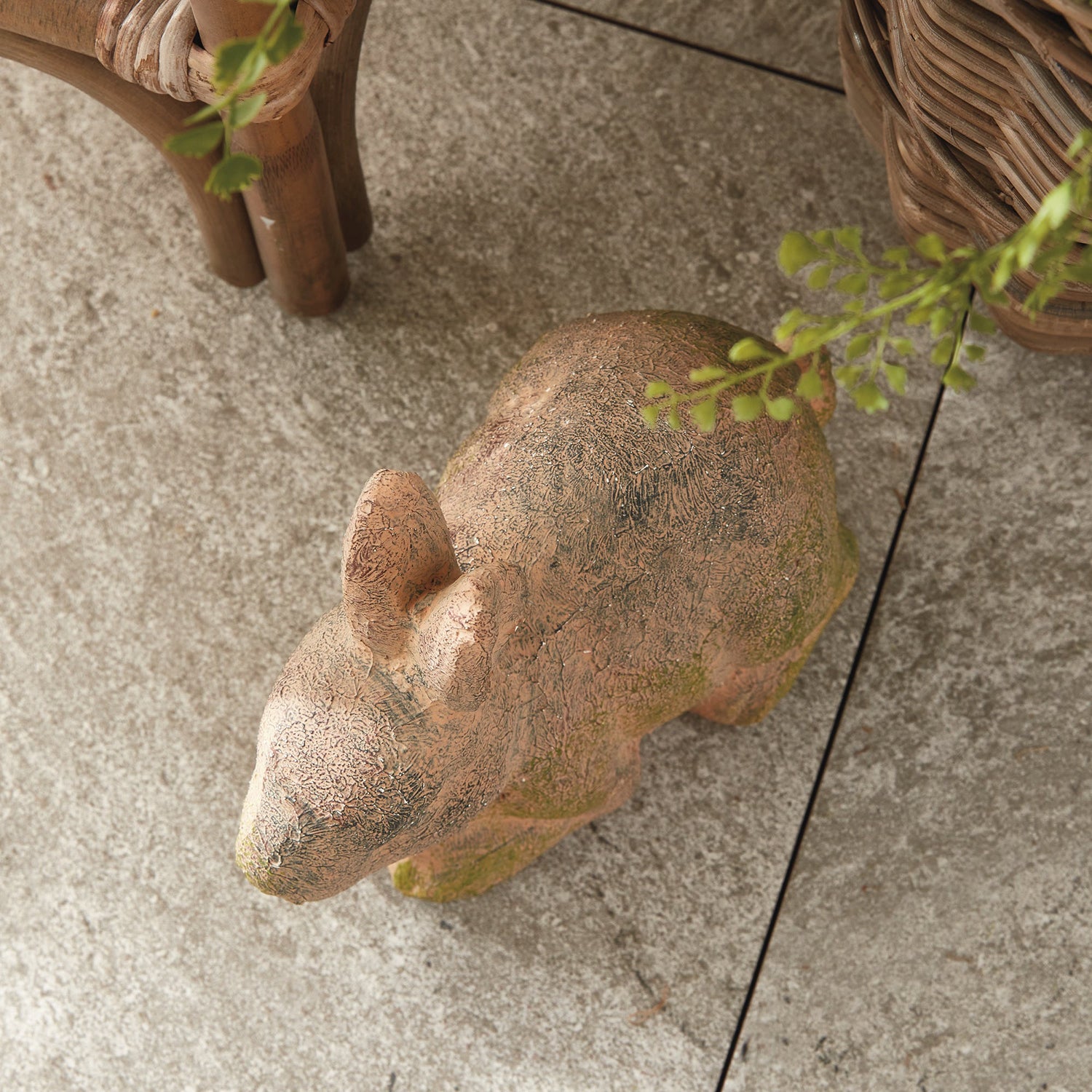 Weathered Garden Rabbit