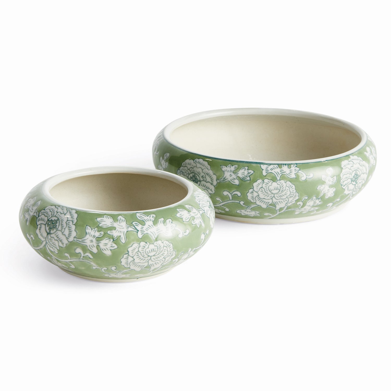 Imperial Lotus Low Pot Set of 2