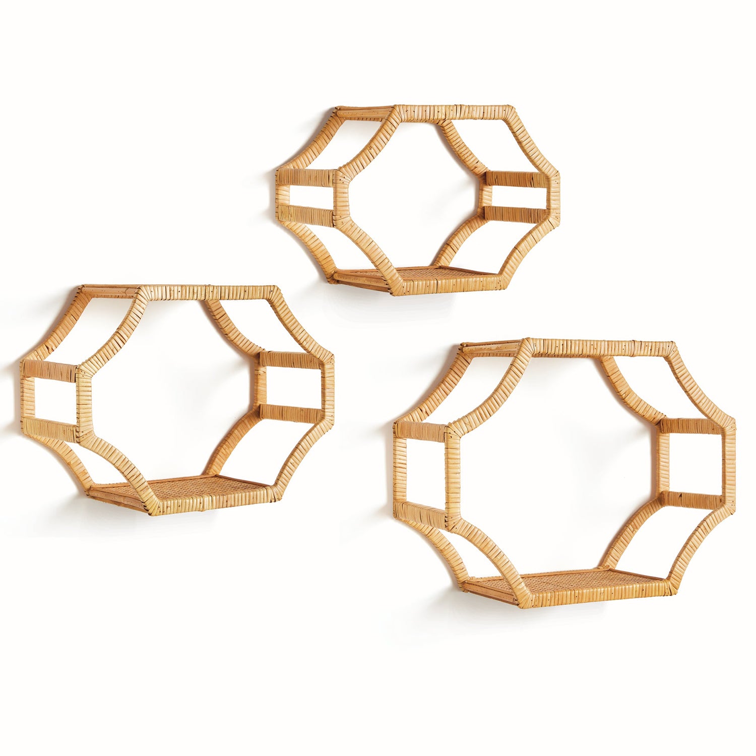 Bedford Woven Wall Shelf Set of 3