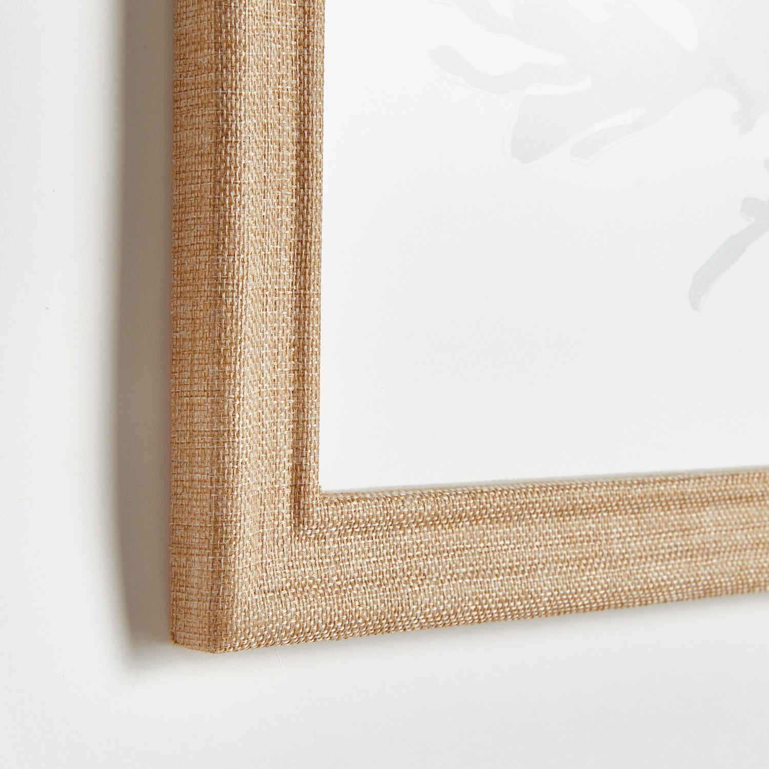 Coral Silhouettes In Soft Green Framed Wall Art Set of 4