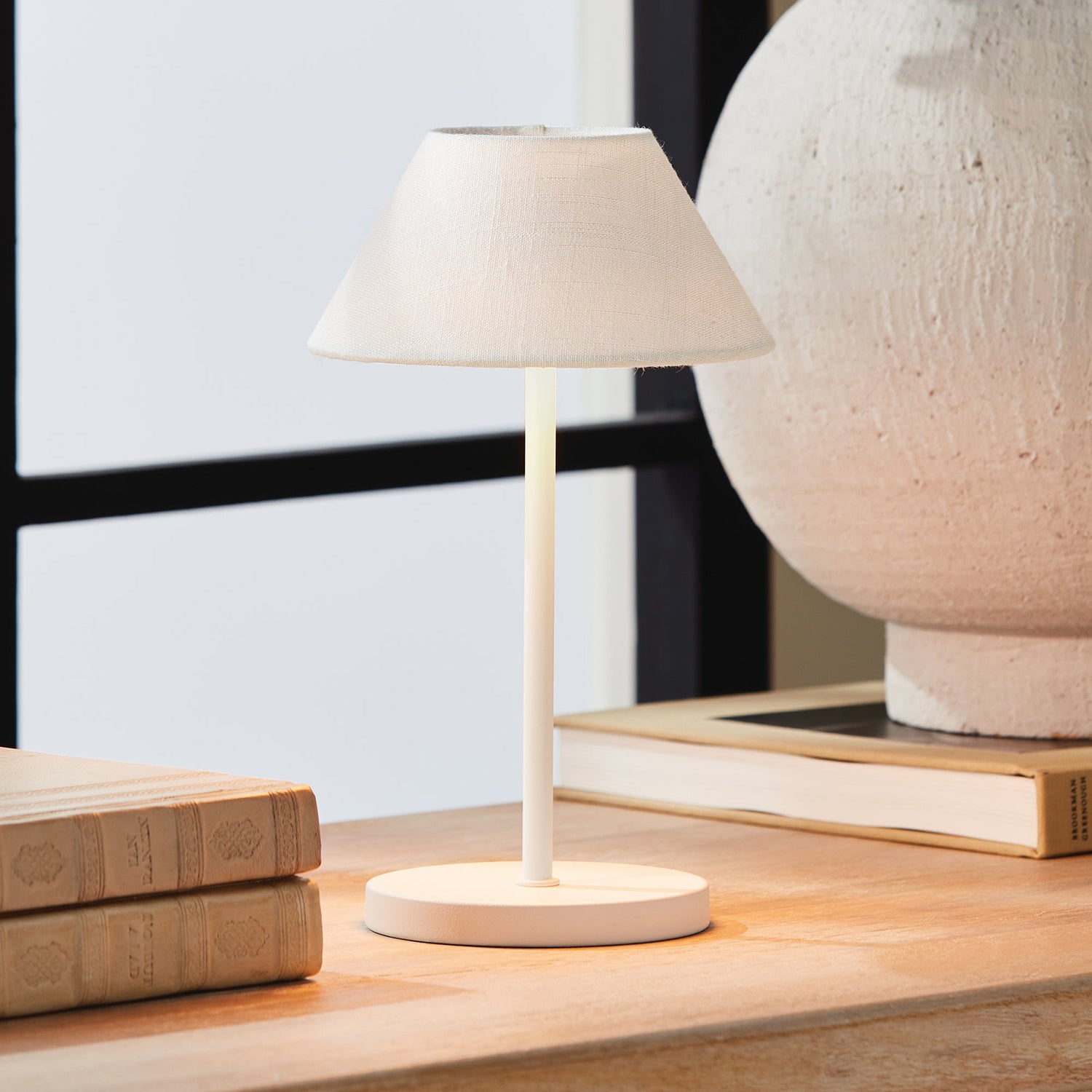 Alluna LED Linen Shade Cordless Lamp