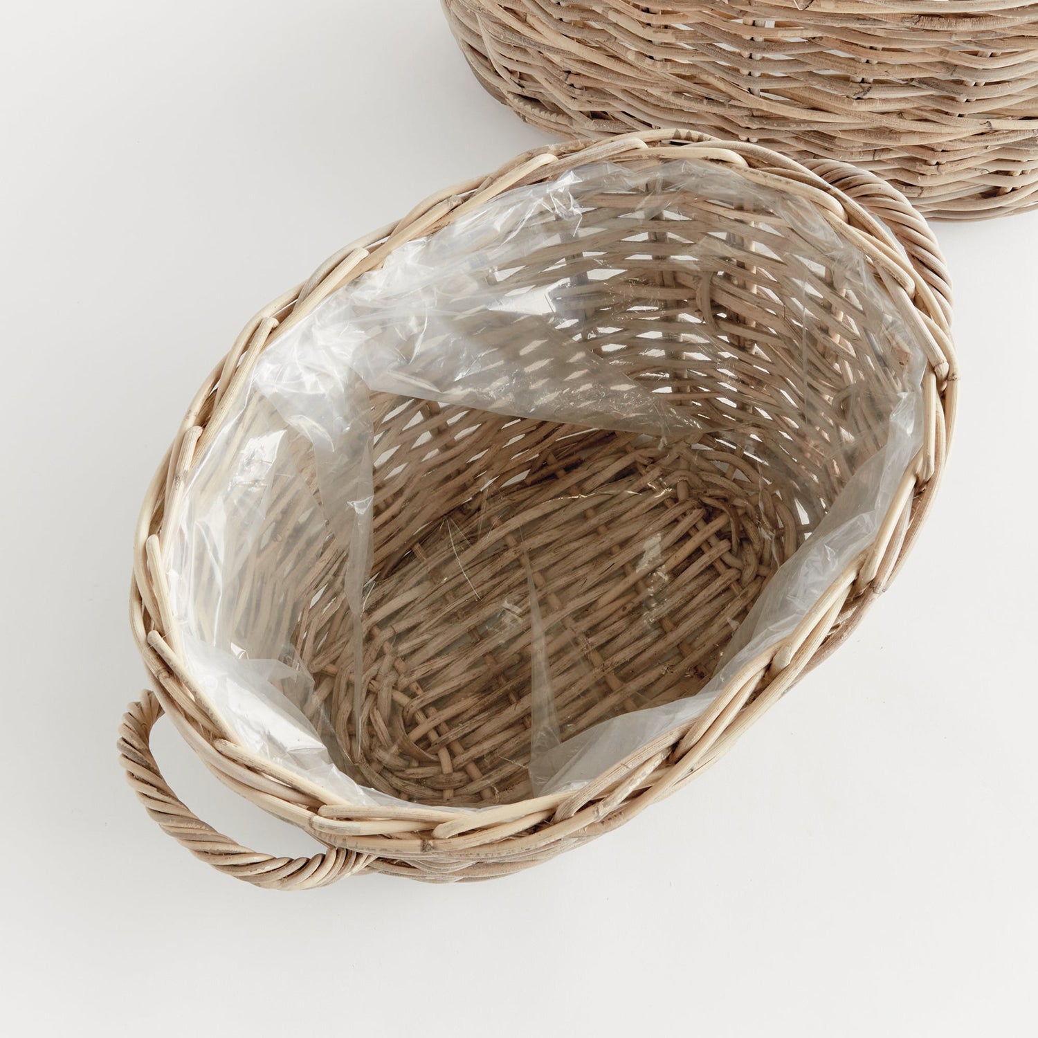 Normandy Oval Basket Planter Set of 2