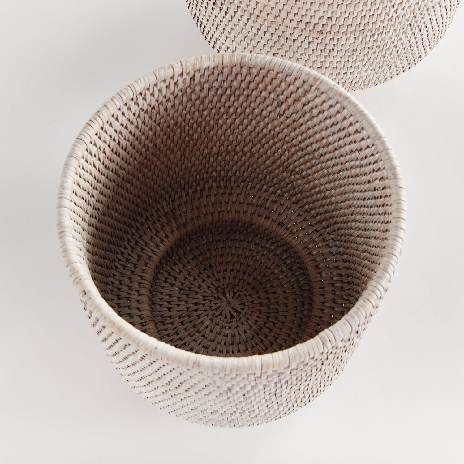 Burma Rattan Cachepot Set of 2