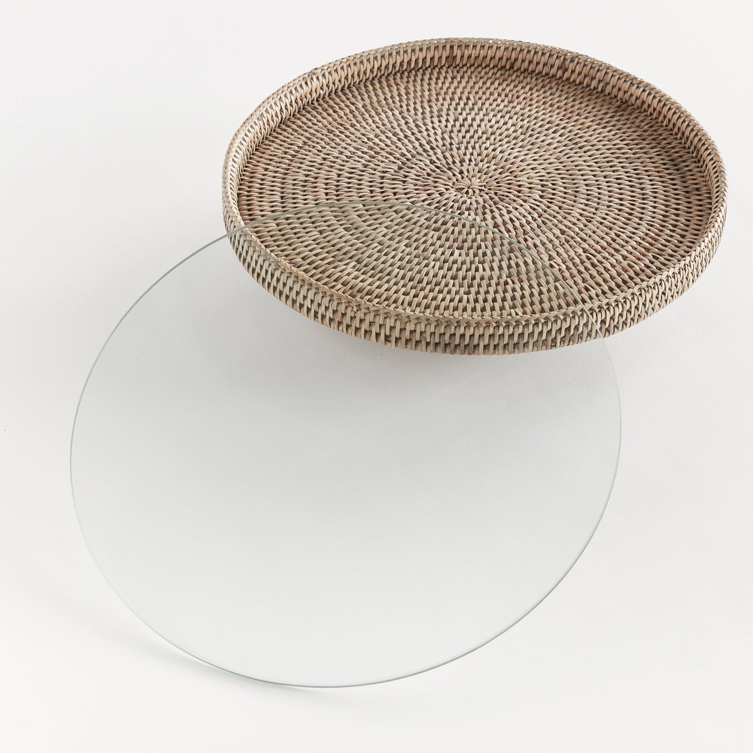 Burma Rattan Serving Stand