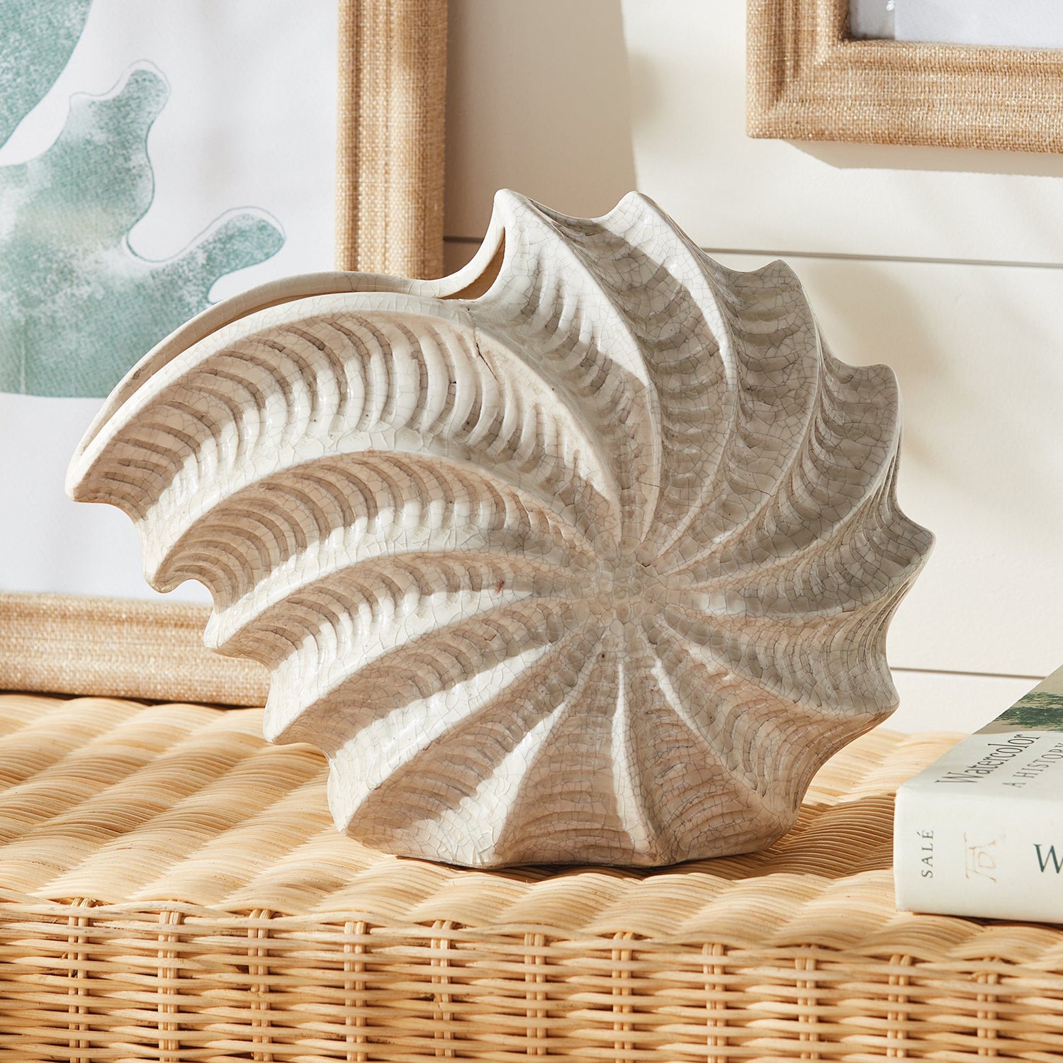 Nautilus Shell Vase