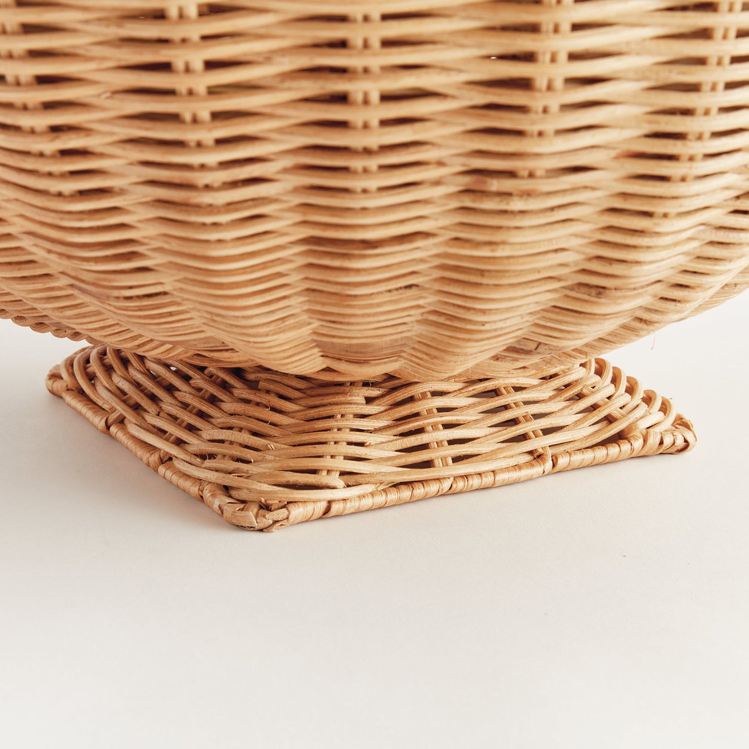 Charleston Rattan Footed Bowl